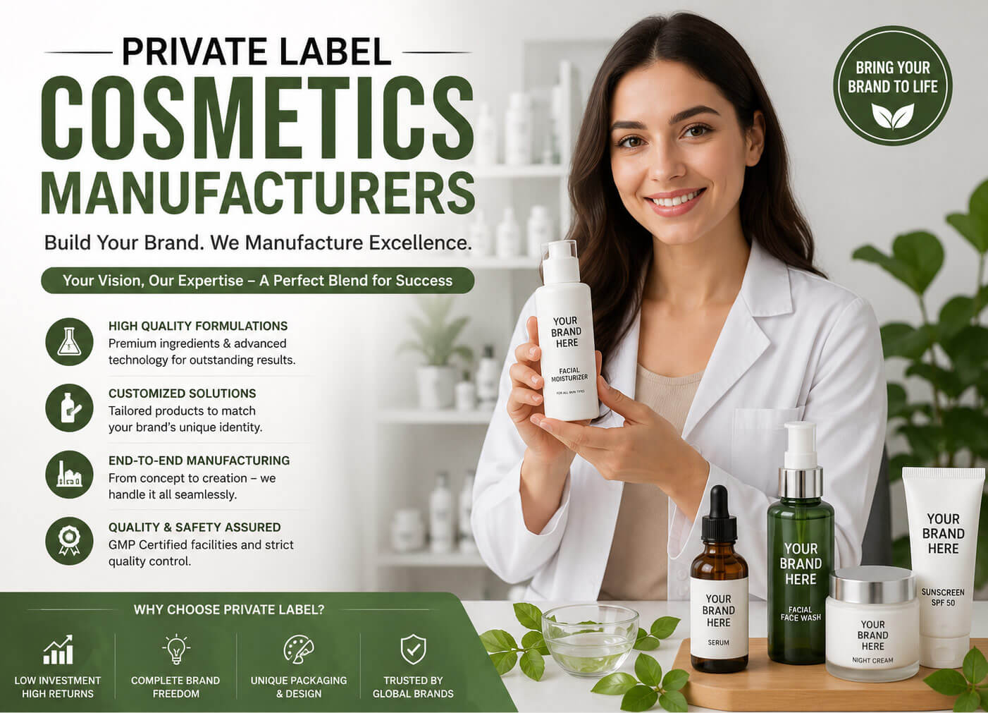 Private Label Cosmetics Manufacturers